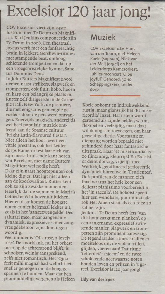 Recensie Leidsch Dagblad